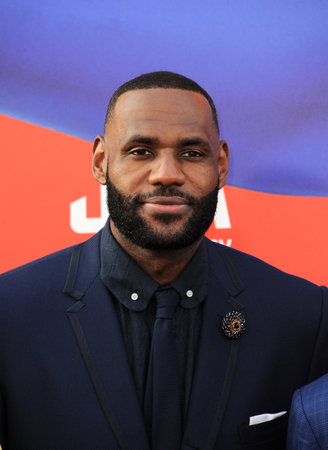 LeBron James at the Los Angeles premiere of 'Space Jam: A New Legacy' held at the Regal LA Live in Los Angeles on July 12, 2021.のeditorial素材