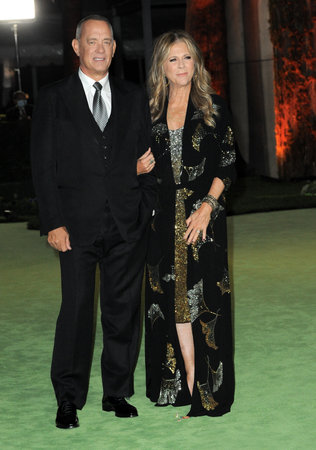 Tom Hanks and Rita Wilson at the Academy Museum of Motion Pictures Opening Gala held in Los Angeles, USA on September 25, 2021.のeditorial素材