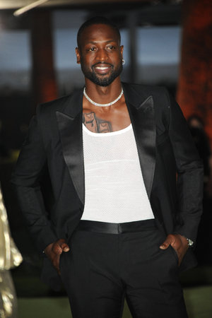 Dwyane Wade at the Academy Museum of Motion Pictures Opening Gala held in Los Angeles, USA on September 25, 2021.のeditorial素材
