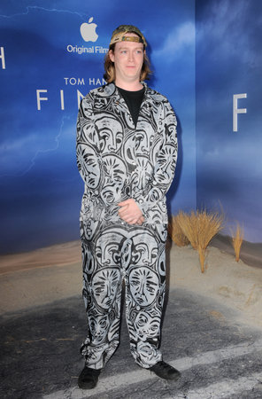 Caleb Landry Jones at the Apple Original Films' premiere of 'Finch' held at the Pacific Design Center in West Hollywood, USA on November 2, 2021.のeditorial素材