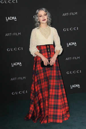 Phoebe Bridgers at the 10th Annual LACMA ART+FILM GALA Presented By Gucci held at the LACMA in Los Angeles, USA on November 6, 2021.のeditorial素材
