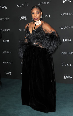 Serena Williams at the 10th Annual LACMA ART+FILM GALA Presented By Gucci held at the LACMA in Los Angeles, USA on November 6, 2021.のeditorial素材