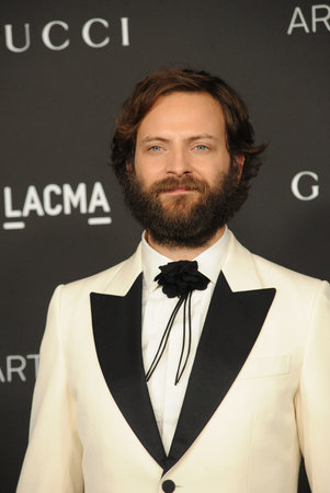 Alessandro Borghi at the 10th Annual LACMA ART+FILM GALA Presented By Gucci held at the LACMA in Los Angeles, USA on November 6, 2021.のeditorial素材