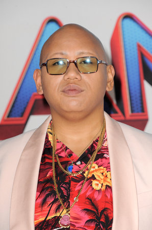 Jacob Batalon at the Los Angeles premiere of 'Spider-Man: No Way Home' held at the Regency Village Theatre in Los Angeles, USA on December 13, 2021.のeditorial素材