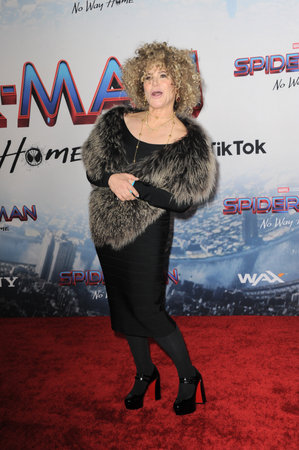 Amy Pascal at the Los Angeles premiere of 'Spider-Man: No Way Home' held at the Regency Village Theatre in Los Angeles, USA on December 13, 2021.のeditorial素材