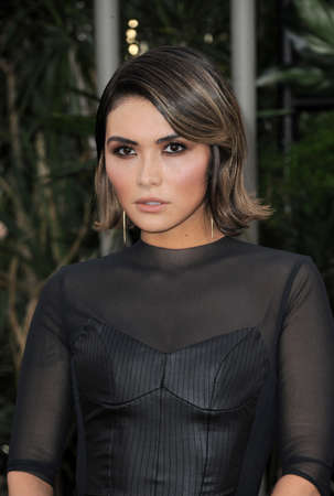 Daniella Pineda at the Los Angeles premiere of 'Jurassic World Dominion' held at the TCL Chinese Theater in Hollywood, USA on June 6, 2022.のeditorial素材