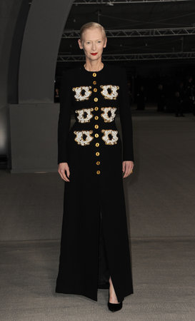 Tilda Swinton at the 2nd Annual Academy Museum Gala held at the Academy Museum of Motion Pictures in...