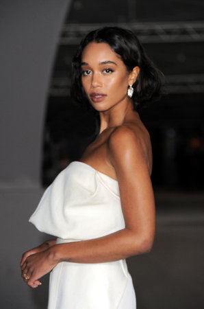 Laura Harrier at the 2nd Annual Academy Museum Gala held at the Academy Museum of Motion Pictures in Los Angeles, USA on October 15, 2022.のeditorial素材