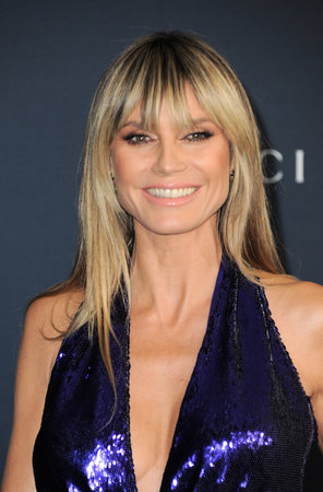 Heidi Klum at the LACMA Art+Film Gala Presented By Gucci held at the Los Angeles County Museum of Art in Los Angeles, USA on November 5, 2022.のeditorial素材