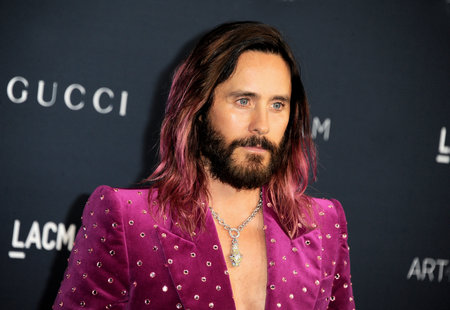 Jared Leto at the LACMA Art+Film Gala Presented By Gucci held at the Los Angeles County Museum of Art in Los Angeles, USA on November 5, 2022.のeditorial素材
