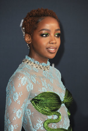 Thuso Mbedu at the LACMA Art+Film Gala Presented By Gucci held at the Los Angeles County Museum of Art in Los Angeles, USA on November 5, 2022.のeditorial素材