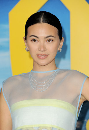 Jessica Henwick at the US premiere of 'Glass Onion: A Knives Out Mystery' held at the Academy Museum in Los Angeles, USA on November 14, 2022.のeditorial素材