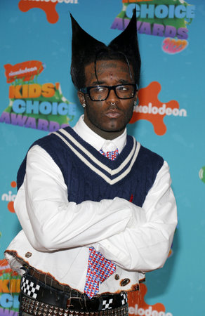 Lil Uzi Vert at the Nickelodeon Kids' Choice Awards 2023 held at the Microsoft Theater in Los Angeles, USA on March 4, 2023のeditorial素材