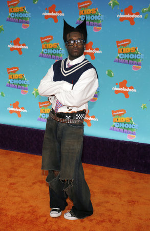 Lil Uzi Vert at the Nickelodeon Kids' Choice Awards 2023 held at the Microsoft Theater in Los Angeles, USA on March 4, 2023のeditorial素材