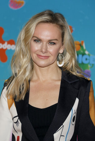 Laura Bell Bundy at the Nickelodeon Kids' Choice Awards 2023 held at the Microsoft Theater in Los Angeles, USA on March 4, 2023のeditorial素材