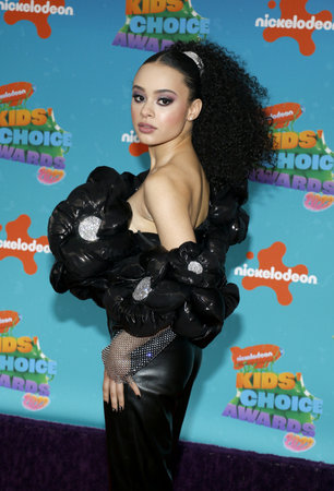 Gabrielle Nevaeh Green at the Nickelodeon Kids' Choice Awards 2023 held at the Microsoft Theater in Los Angeles, USA on March 4, 2023のeditorial素材