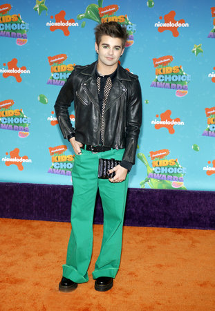 Jack Griffo at the Nickelodeon Kids' Choice Awards 2023 held at the Microsoft Theater in Los Angeles, USA on March 4, 2023.のeditorial素材