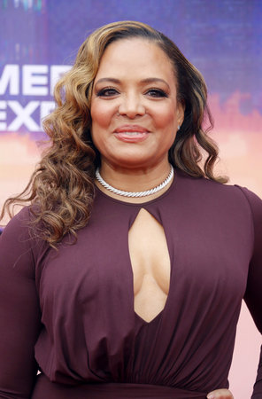 Lauren Velez at the premiere of 'Spider-Man: Across the Spider-Verse' held at the Regency Village Theater in Westwood, USA on May 30, 2023.のeditorial素材