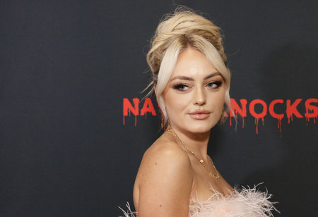 Anuschka van Lent at the Los Angeles premiere of 'Natty Knocks' held at the Harmony Gold Theater in Hollywood, USA on June 30, 2023.のeditorial素材