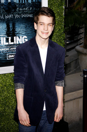 John Fisher at the Los Angeles premiere of 'Venom' held at the Regency Village Theater in Westwood, USA.のeditorial素材