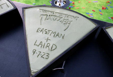Teenage Mutant Ninja Turtles Handprint In Cement Ceremony held at the TCL Chinese Theatre in Hollywood, USA on September 7, 2023.のeditorial素材