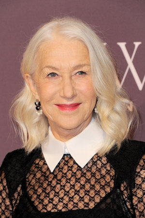 Helen Mirren at the Hollywood Reporter's Women In Entertainment Gala held at the Beverly Hills Hotel in Beverly Hills, USA on December 7, 2023.のeditorial素材