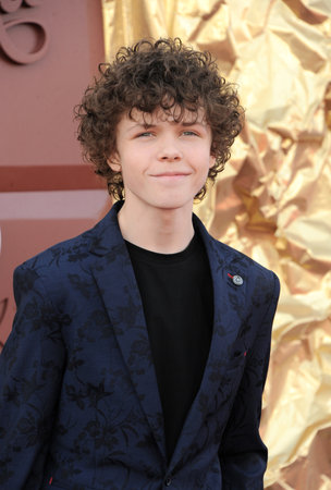 Colin O'Brien at the Los Angeles premiere of 'Wonka' held at the Regency Village Theater in Westwood, USA on December 10, 2023.のeditorial素材