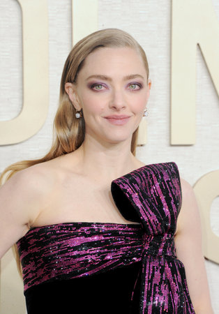 Amanda Seyfried at the 81st Annual Golden Globe Awards held at the Beverly Hilton Hotel in Beverly Hills, USA on January 7, 2024.のeditorial素材