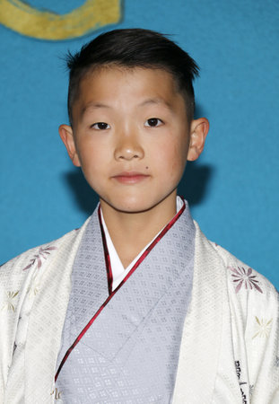 Sen Mars at the Los Angeles premiere of FX's 'Shogun' held at the Academy Museum of Motion Pictures in Los Angeles, USA on February 13, 2024.のeditorial素材