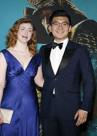 Steven He at the Los Angeles premiere of FX's 'Shogun' held at the Academy Museum of Motion Pictures in Los Angeles, USA on February 13, 2024.のeditorial素材