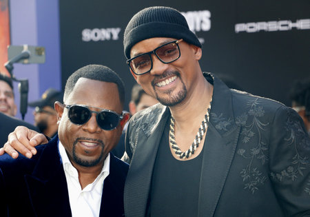 Martin Lawrence and Will Smith at the Los Angeles premiere of 'Bad Boys: Ride or Die' held at the TCL Chinese Theater in Hollywood, USA on May 30, 2024.のeditorial素材