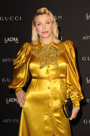 Courtney Love at the 2018 LACMA Art + Film Gala held at the LACMA in Los Angeles, USA on November 3, 2018.のeditorial素材