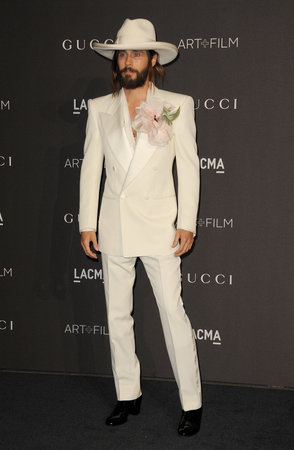 Jared Leto at the 2018 LACMA Art + Film Gala held at the LACMA in Los Angeles, USA on November 3, 2018.のeditorial素材
