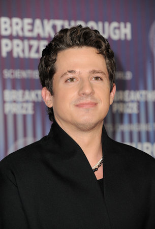 Charlie Puth at the 10th Annual Breakthrough Prize Ceremony held at the Academy Museum of Motion Pictures in Los Angeles, USA on April 13, 2024.のeditorial素材