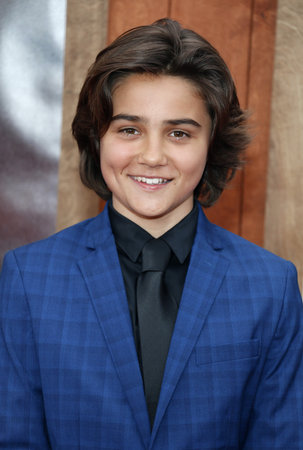 Luca Luhan at the Los Angeles premiere of 'Annabelle Comes Home' held at the Regency Village Theatre in Westwood, USA on June 20, 2019.のeditorial素材