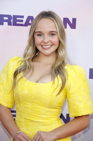 Abby James Witherspoon at the Los Angeles premiere of 'Reagan' held at the TCL Chinese Theater in Hollywood, USA on August 20, 2024.のeditorial素材