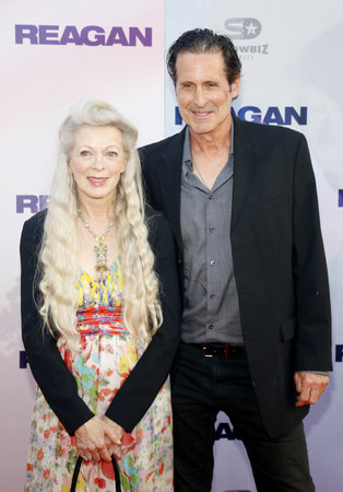 Frances Fisher and David Sobel at the Los Angeles premiere of 'Reagan' held at the TCL Chinese Theater in Hollywood, USA on August 20, 2024.のeditorial素材