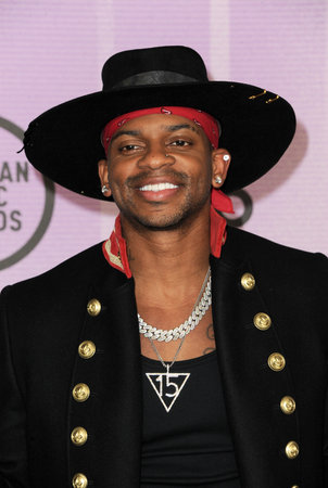 Jimmie Allen at the 2022 American Music Awards held at the Microsoft Theater in Los Angeles, USA on November 20, 2022.のeditorial素材