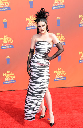 Gottmik at the 2022 MTV Movie and TV Awards held at Barker Hangar in Santa Monica, USA on June 6, 2022.のeditorial素材