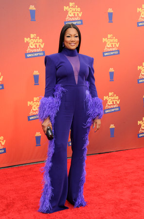 Garcelle Beauvais at the 2022 MTV Movie and TV Awards held at Barker Hangar in Santa Monica, USA on June 6, 2022.のeditorial素材