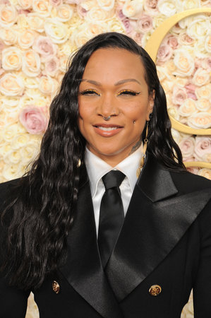 Kali Reis at the 82nd Annual Golden Globe Awards held at the Beverly Hilton Hotel in Beverly Hills, USA on January 5, 2025.のeditorial素材