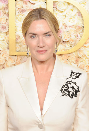 Kate Winslet at the 82nd Annual Golden Globe Awards held at the Beverly Hilton Hotel in Beverly Hills, USA on January 5, 2025.のeditorial素材