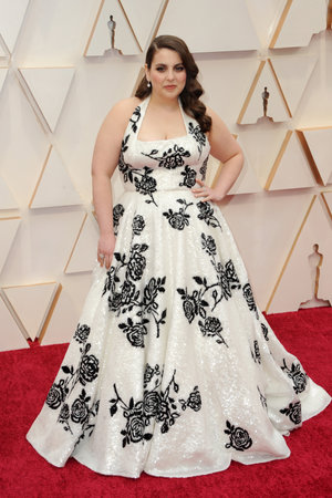 Beanie Feldstein at the 92nd Academy Awards held at the Dolby Theatre in Hollywood, USA on February 9, 2020.のeditorial素材