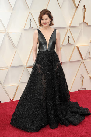 Geena Davis at the 92nd Academy Awards held at the Dolby Theatre in Hollywood, USA on February 9, 2020.のeditorial素材