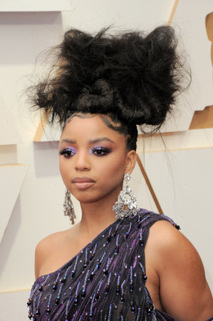 Chloe Bailey at the 94th Annual Academy Awards held at the Dolby Theatre in Los Angeles, USA on March 27, 2022.のeditorial素材