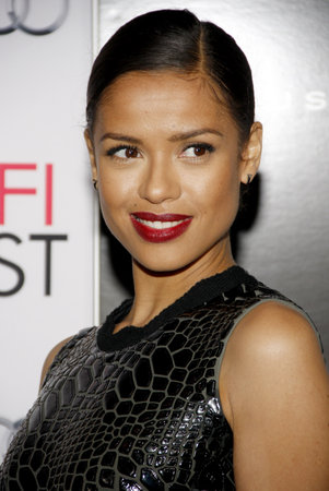 Gugu Mbatha-Raw at the AFI FEST 2015 Centerpiece Gala premiere of 'Concussion' held at the TCL Chinese Theatre in Hollywood, USA on November 10, 2015.のeditorial素材