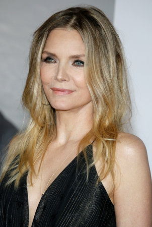 Michelle Pfeiffer at the Los Angeles premiere of 'Ant-Man And The Wasp' held at the El Capitan Theatre in Hollywood, USA on June 25, 2018.のeditorial素材