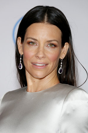 Evangeline Lilly at the Los Angeles premiere of 'Ant-Man And The Wasp' held at the El Capitan Theatre in Hollywood, USA on June 25, 2018.のeditorial素材