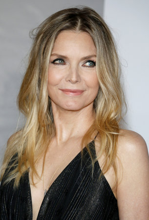 Michelle Pfeiffer at the Los Angeles premiere of 'Ant-Man And The Wasp' held at the El Capitan Theatre in Hollywood, USA on June 25, 2018.のeditorial素材