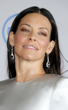 Evangeline Lilly at the Los Angeles premiere of 'Ant-Man And The Wasp' held at the El Capitan Theatre in Hollywood, USA on June 25, 2018.のeditorial素材